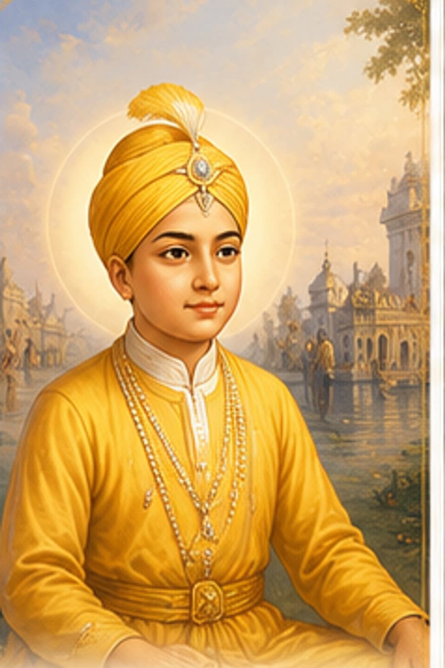 Guru Har Krishan Ji illustration